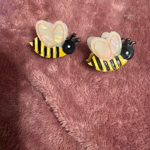 Bee mini claw clips - Yellow and Black